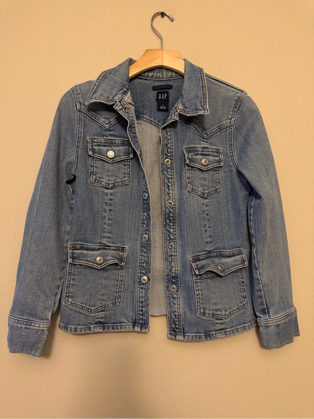 GAP Light Blue Denim Utility Jacket
